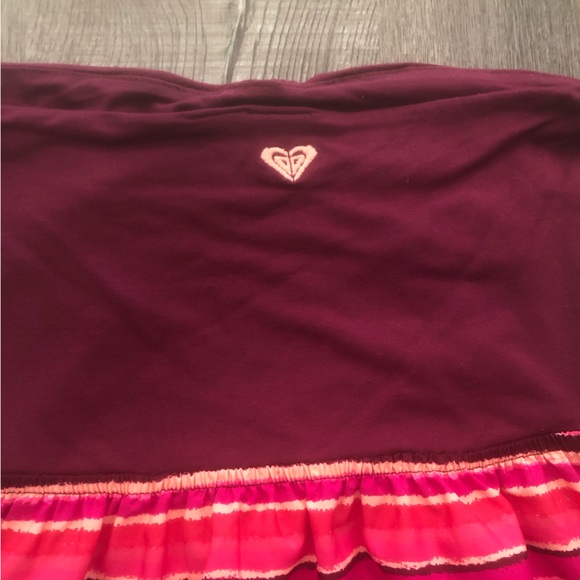 Roxy Strapless Summer Swim Coverup Beach Dress - Picture 4 of 6